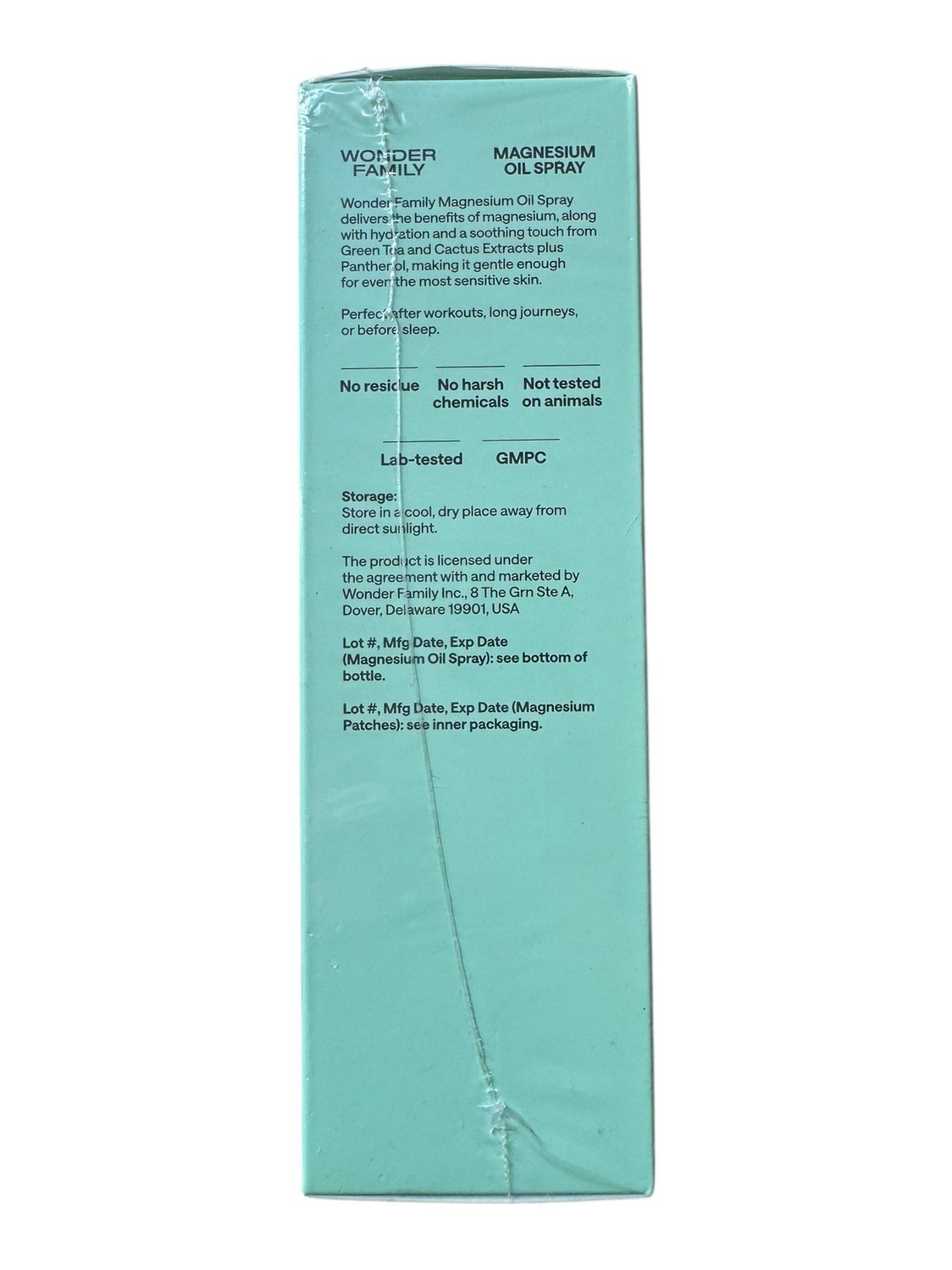 Magnesium Oil Spray for Feet and Whole Body – 8.45oz + 6 Patches – Ex: 3/28
