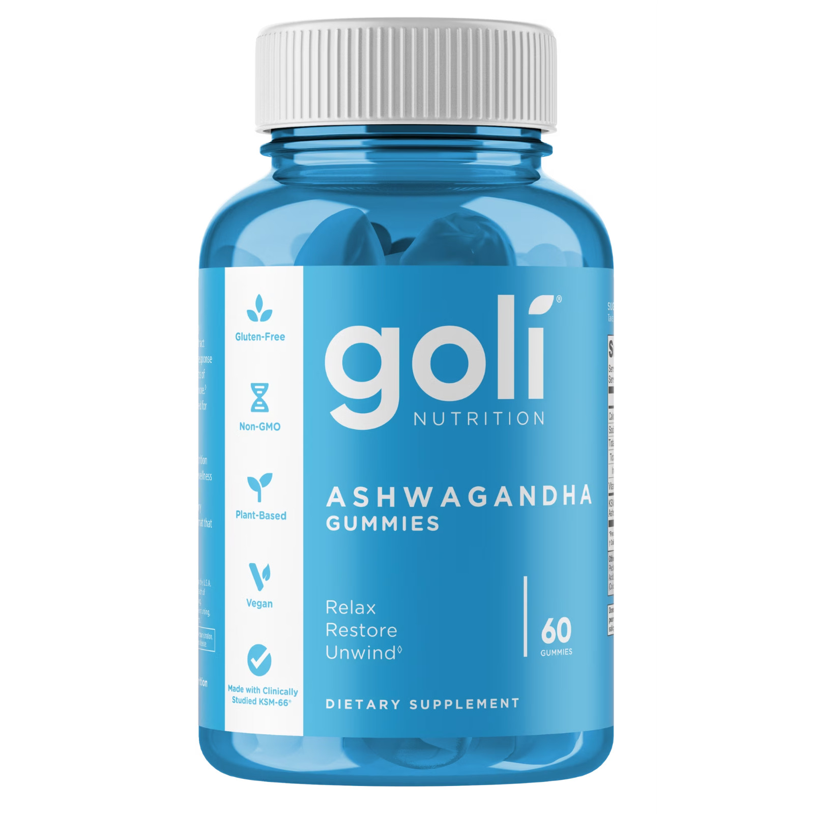 Goli Nutrition Ashwagandha Mixed Berry Gummies – 60 Count