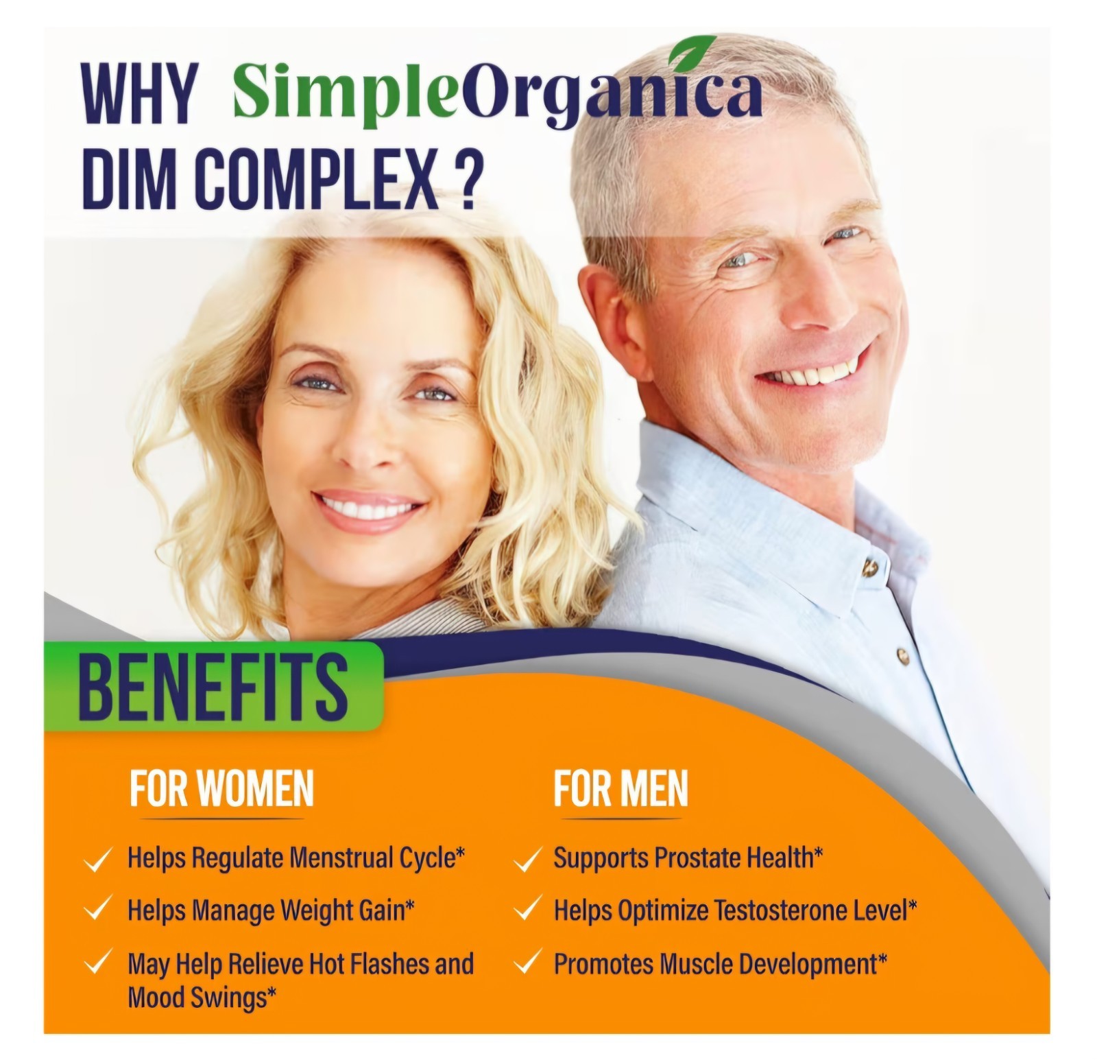 DIM Supplement (Diindolylmethane) 300mg BioPerine Calcium D-Glucarate …60 caps