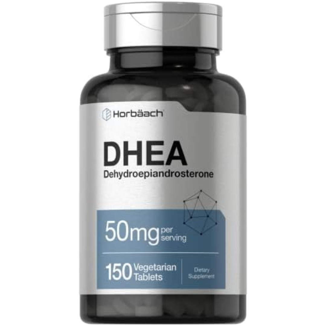 DHEA 50mg | 150 Capsules | Non-GMO, Gluten Free Supplement
