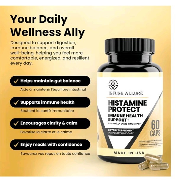 Infuse Allurè – Premium Histamine Block Supplement – Advanced Diamine Oxidase