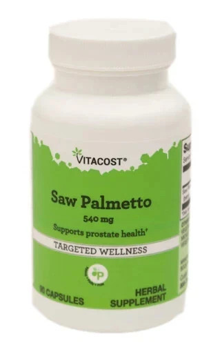 Vitacost Saw Palmetto — 540 mg – 90 Capsules EXP: 10/2026