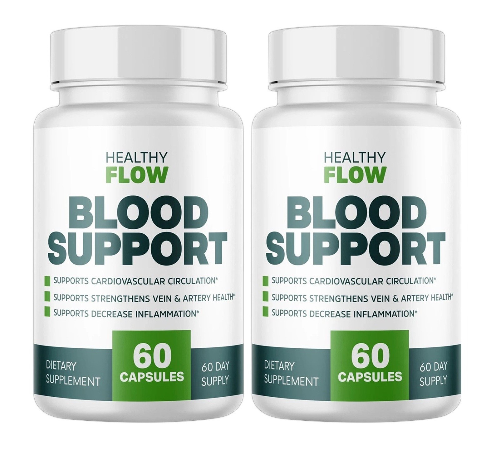 Healthy Flow Blood Support Formula – 2 Bottle Pack (120 Capsules)