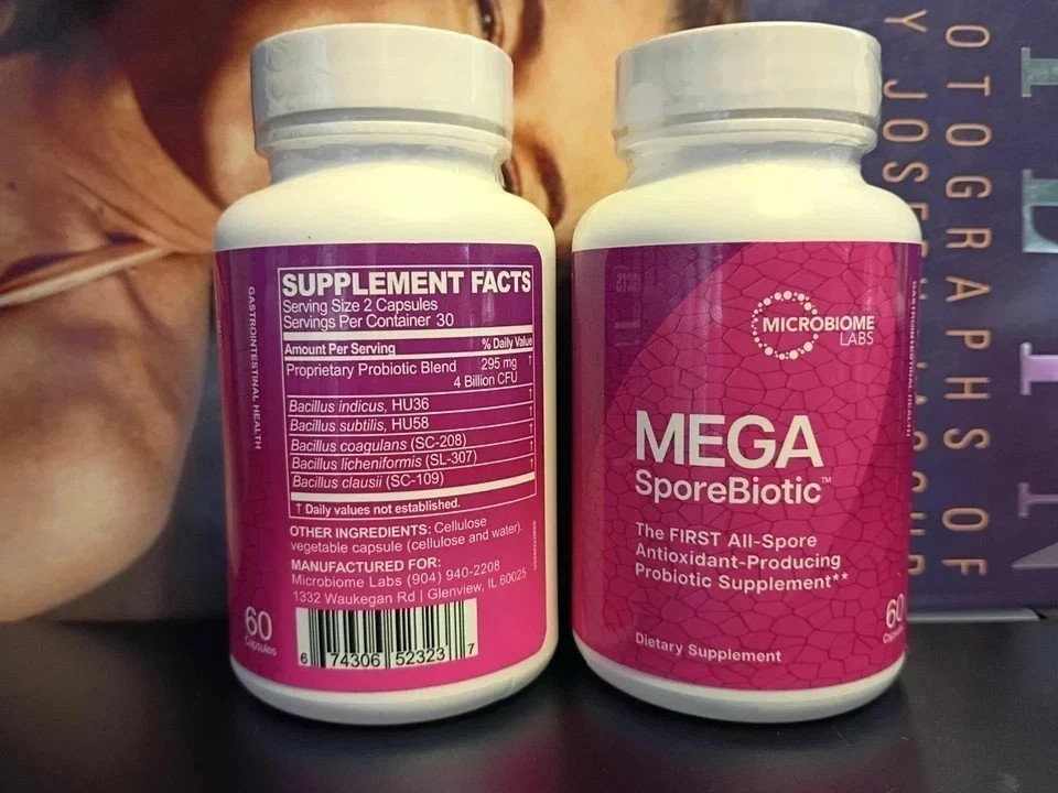 2-Pack Mega SporeBiotic Probiotic | High Potency for Microbiome Health NEW