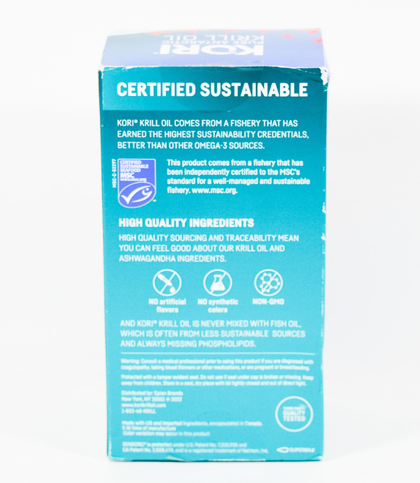 07/2026 Kori Krill Oil STRESS & BODY Omega3 Multi Benefit ashwagandha 80 softgel