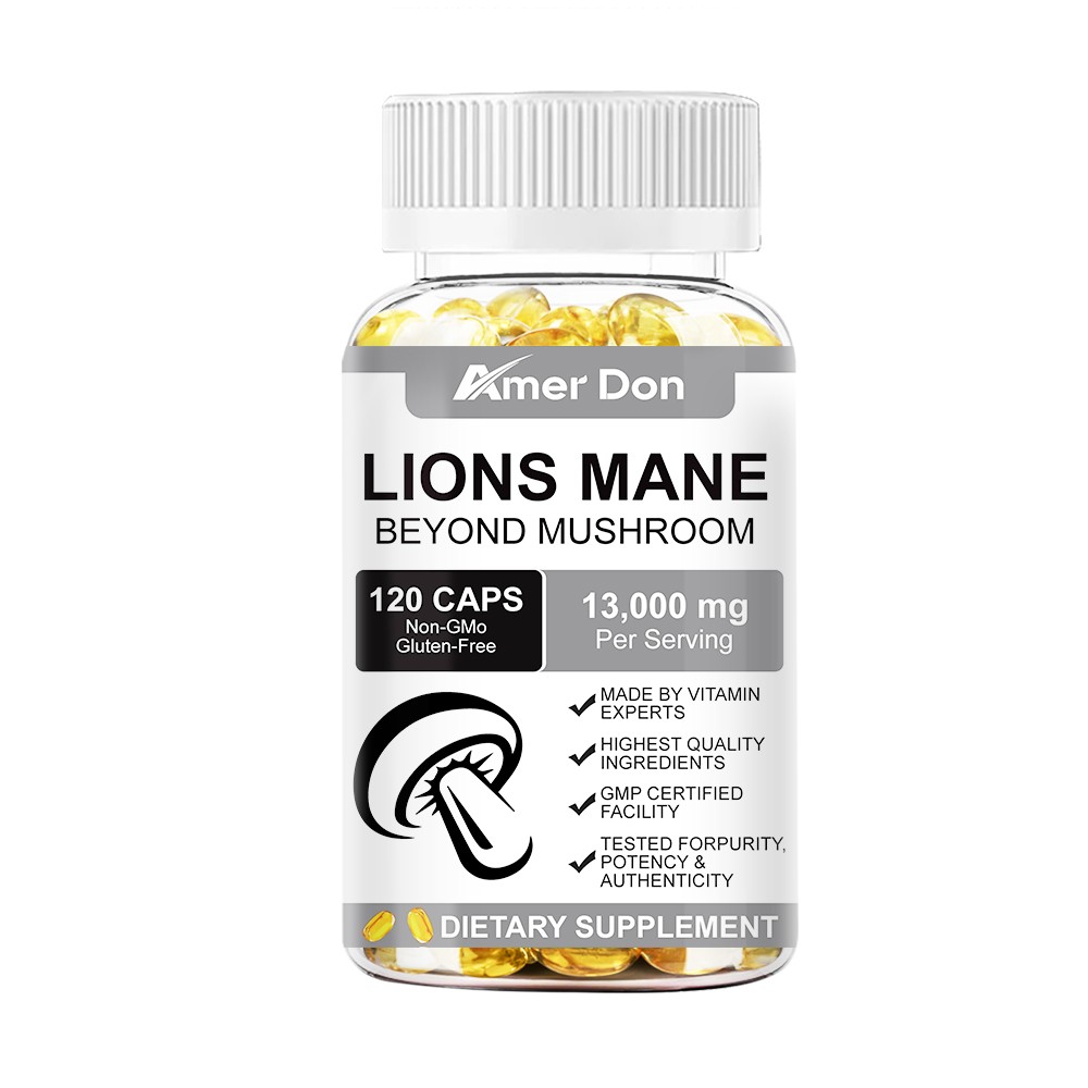 13000mg Mushroom Complex Supplement Lions Mane, Reishi, Shiitake, Chaga,Maitake