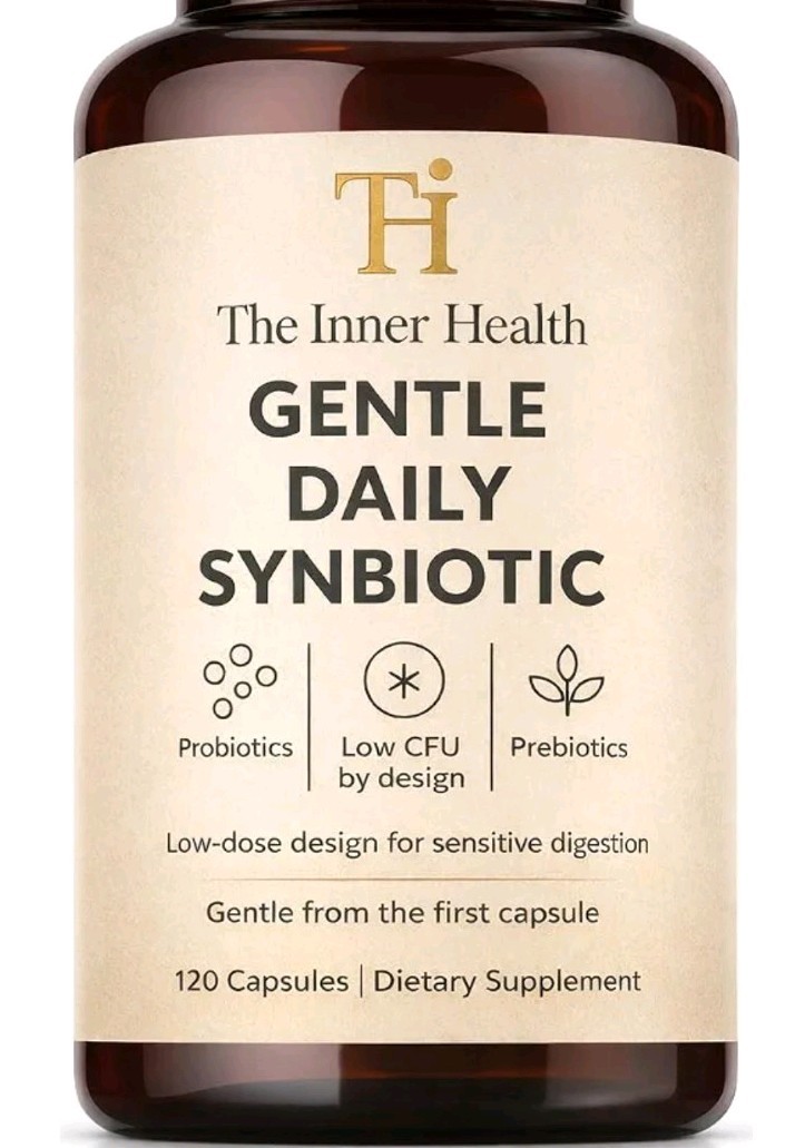 Inner Health Gentle Synbiotic 120 Caps Prebiotic Sensitive Intestine