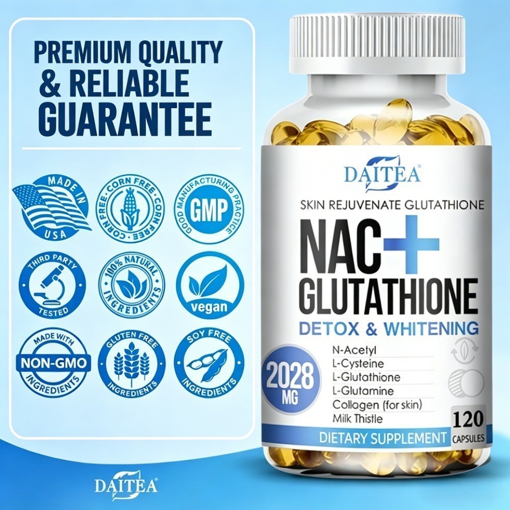 NAC Glutathione Collagen Supplement – Anti-Aging, Antioxidant & Anti-Allergy NEW
