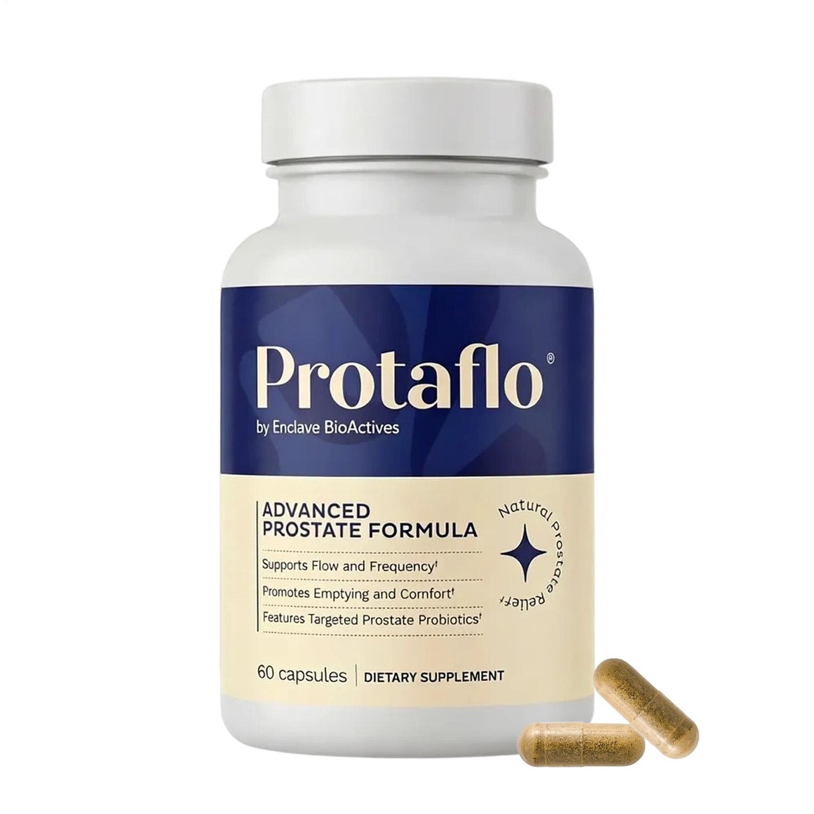 BioActives Enclave Protaflo Prostate Formula 60 Capsules D3 Zinc Supplements