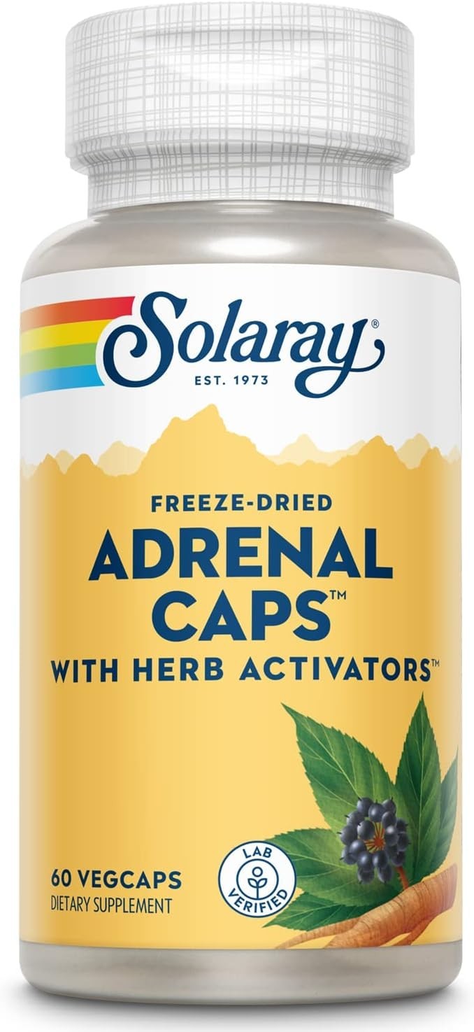 Wellness Boost Adrenal Cocktail – Lab-Verified, 60 VegCaps for Energy Management