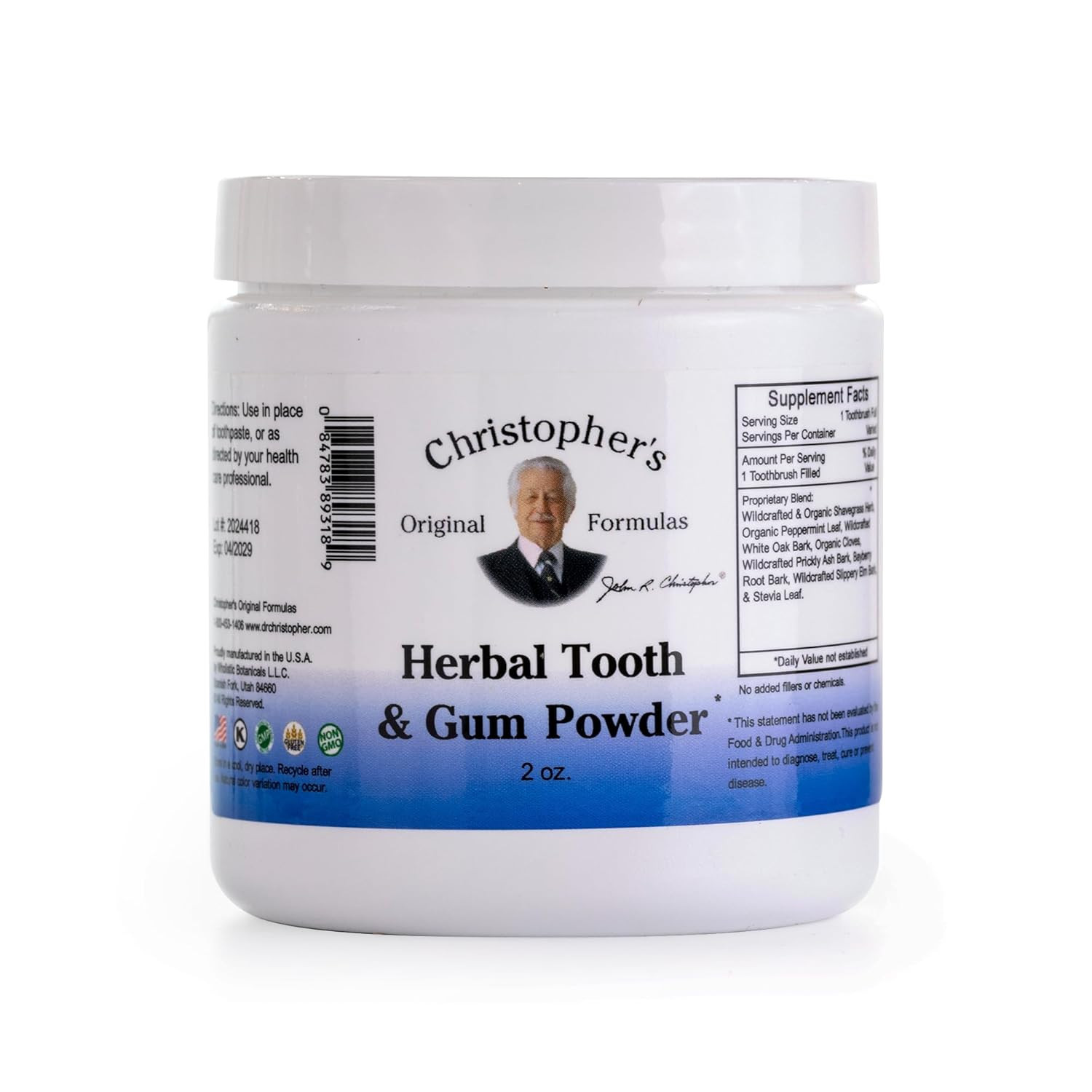 Christopher’s Original Formulas Herbal Tooth and Gum Powder