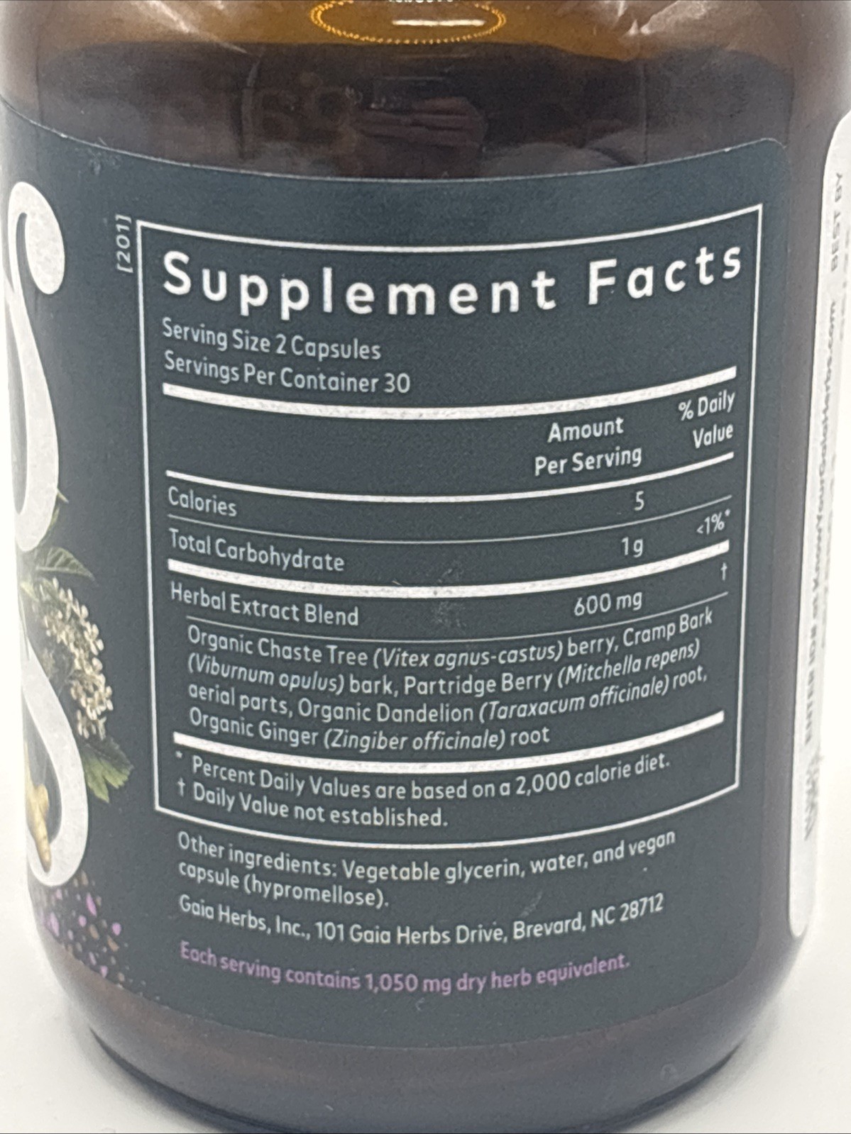 Gaia Herbs Fertility Support 60 Phyto-Caps Expiration Date Is 06/2028