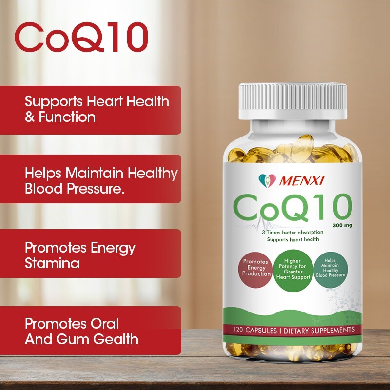 CoQ 10 Coenzyme Q10 Vegan 300mg 120/240/480 Capsules Cardiovascular Heart Health