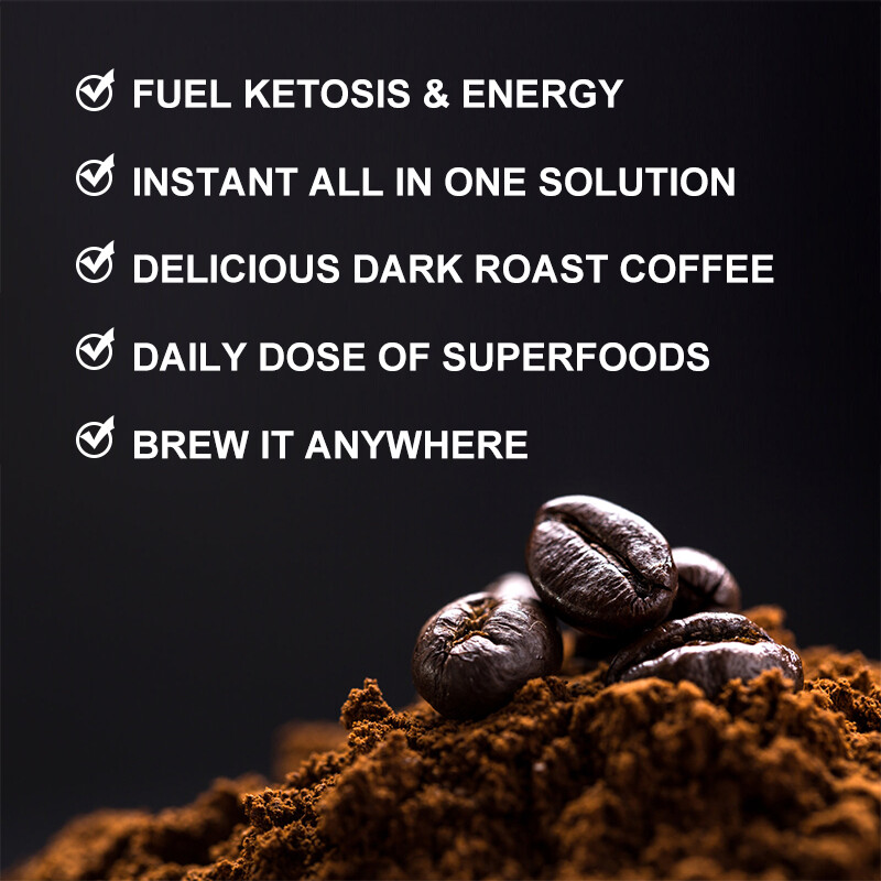 50g Keto Coffee Powder – Weight Loss Burn Fat Soft Drinks Appetite Suppressant
