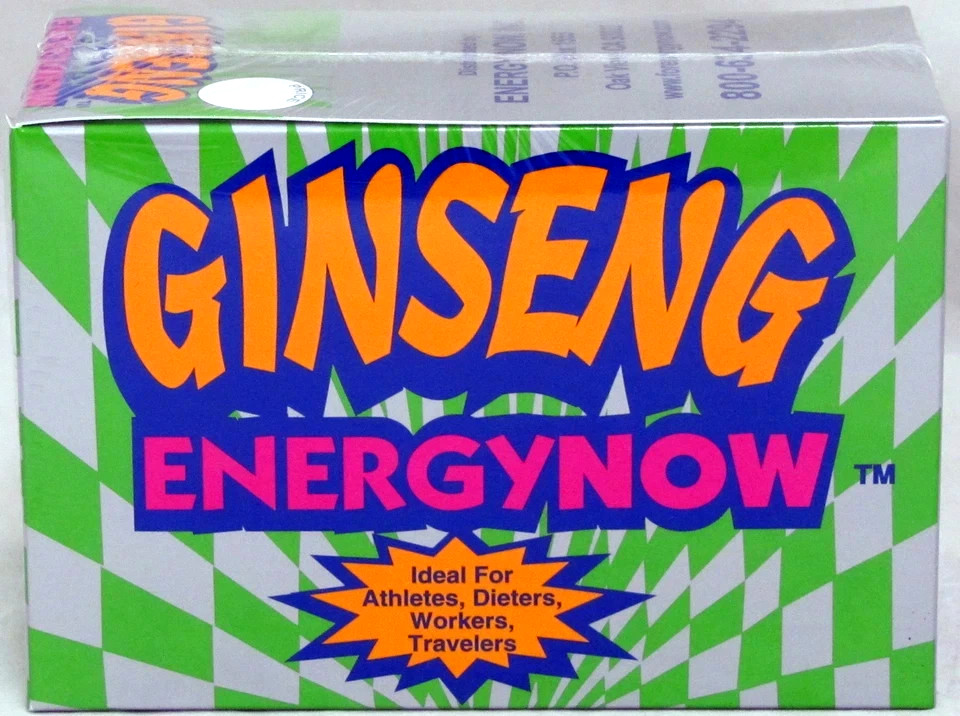 Ginseng Energy Now Herbal Supplements Box of 24 Packs 72 Pills Weight Loss