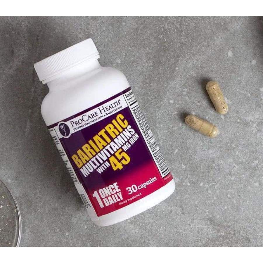 ProCare Health “1 per Day!” Bariatric Multivitamin Capsule with 45mg Iron