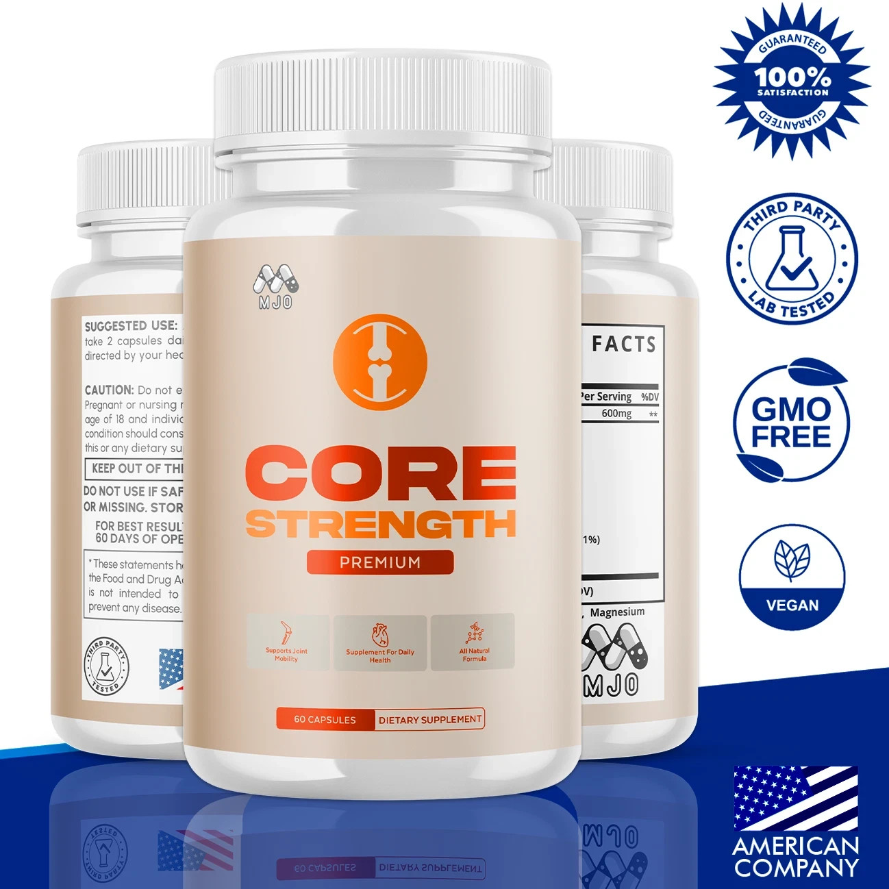 (5 Pack) Core Strength Joint Support Advanced CoreStrength Formula 300 Capsules