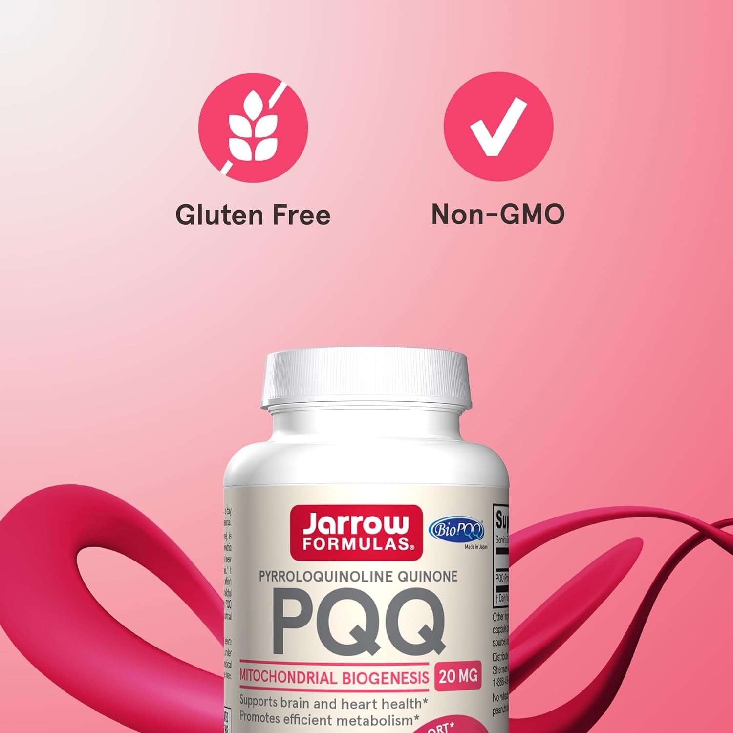 Essential PQQ 20mg Dietary Supplement for Heart & Cognitive Health – 30 Capsules