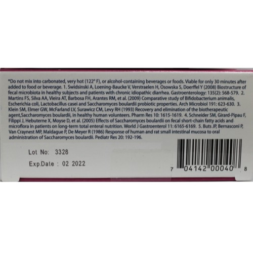 Biocodex Florastor Kids Probiotic Dietary Supplement Packets 20 Count Each