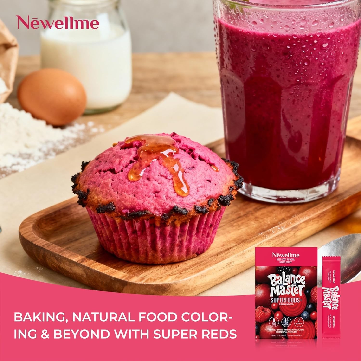 Balance Master Organic Raw Beet Root Powder – Super Reds Superfood for Heart …