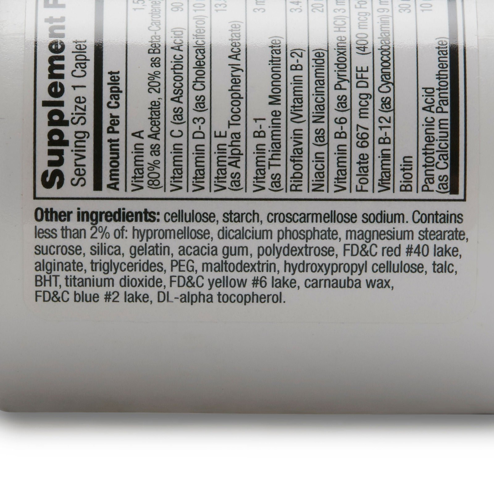 Geri-Care Multivitamin Tablet 601-01-GCP 1 Count 100 per Bottle