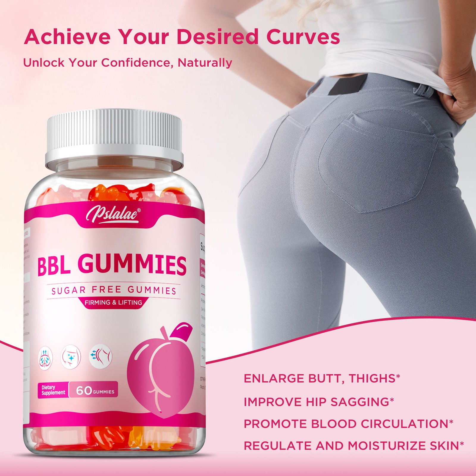 BBL Gummies – Shape Buttocks Curves,Promote Buttocks Growth and Development