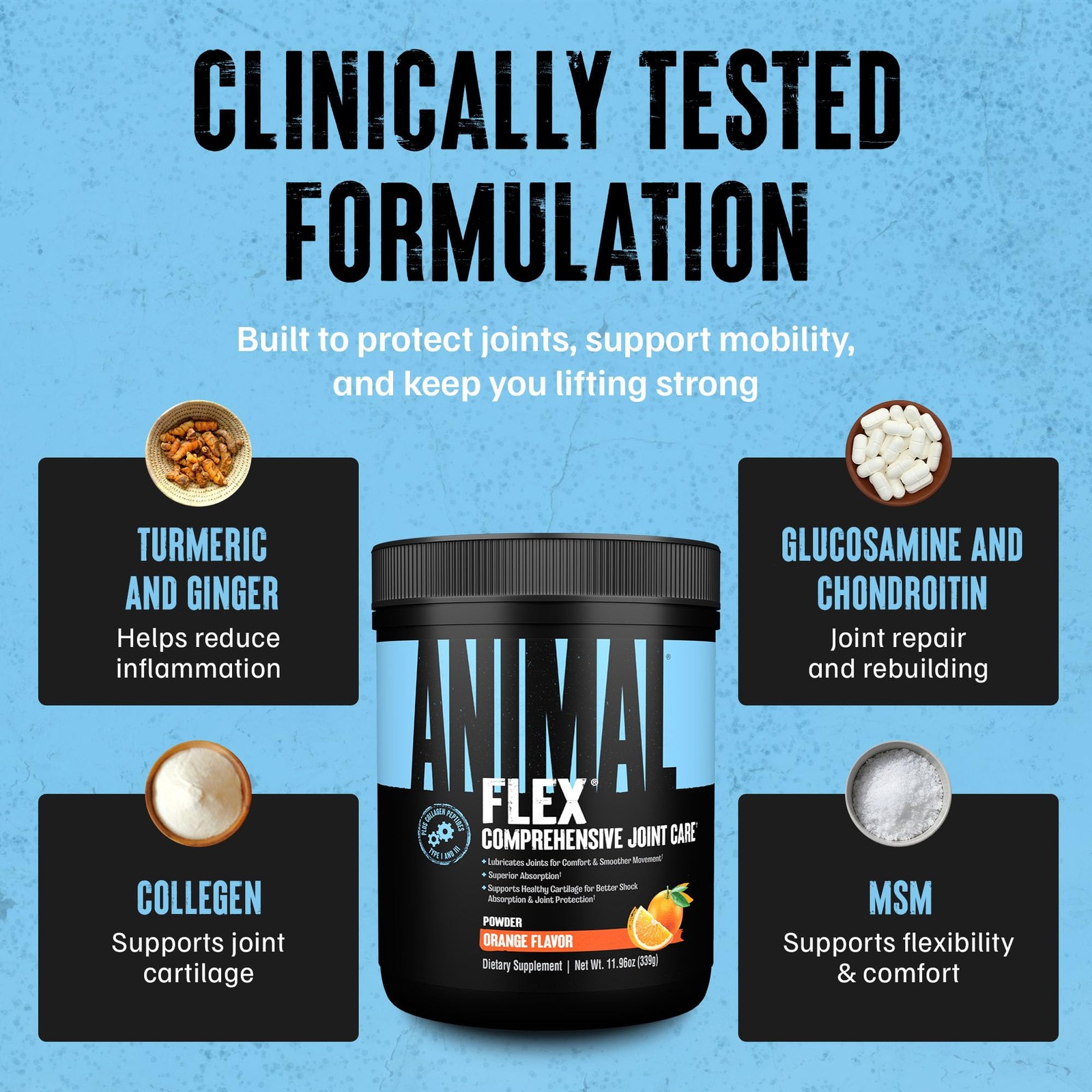 Animal Flex Powder – Joint Support Supplement for Pain Relief, Repair and Res…