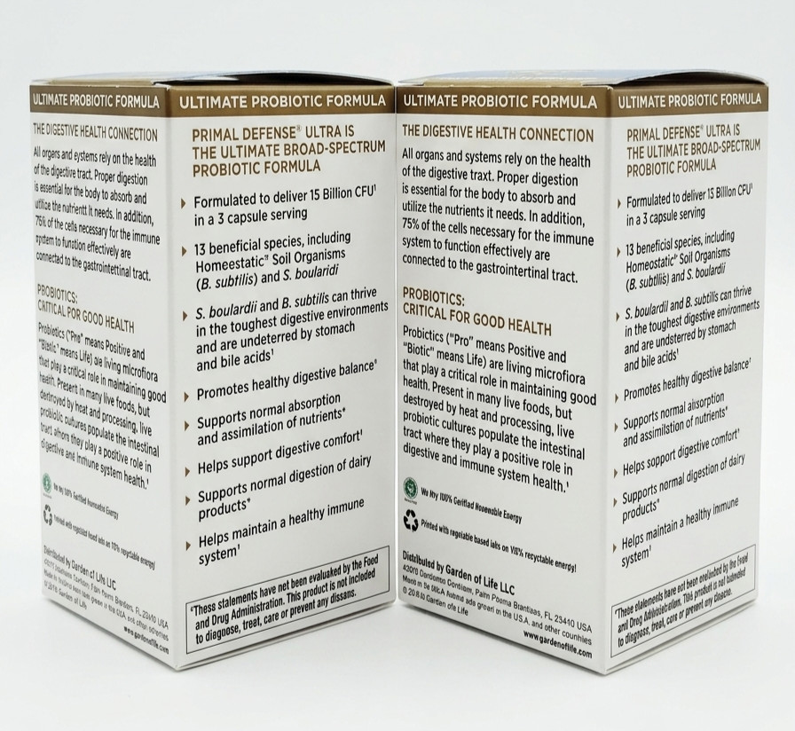 Garden of Life Primal Defense Ultra Probiotic Formula 90 Vegetarian Capsules