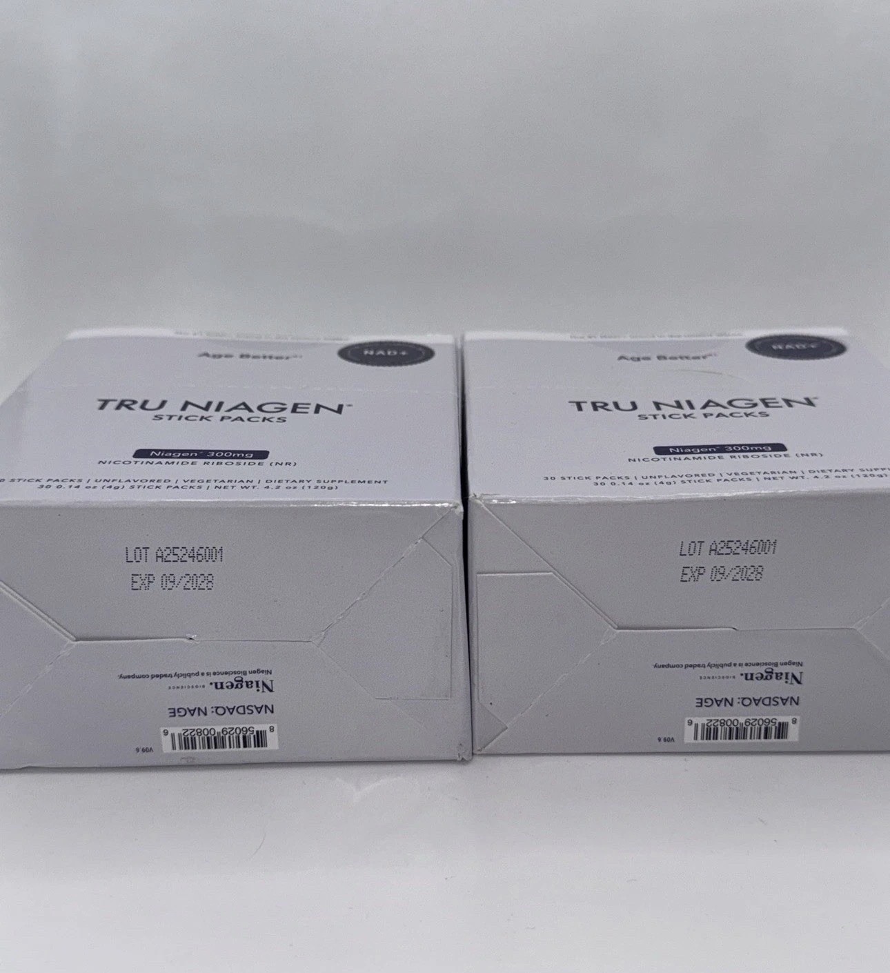 NAD+, Nicotinamide Riboside, Unflavored, 30 Stick Packs, 0.14 oz (4 g) Each