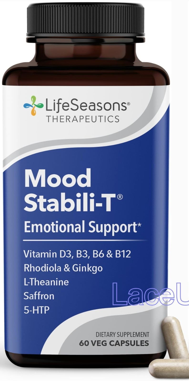 Life Seasons Mood Stabili-T Emotional Support 60/120 Veg Capsules **Exp 2029