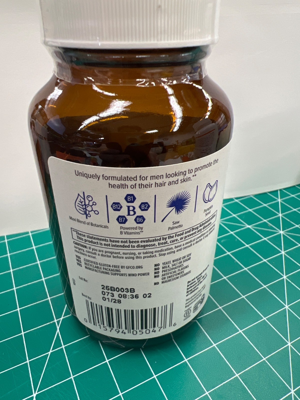 Country Life, Maxi-Hair for Men, 60 Softgels (01/2028)
