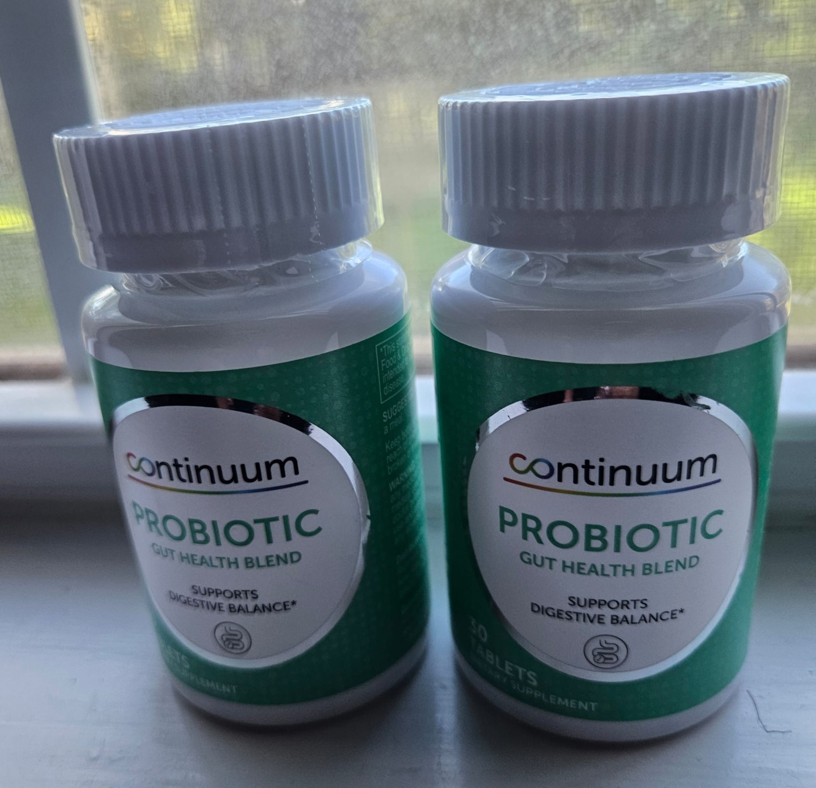 2 Pack/60 Tablet Probiotic Gut Health Blend Daily Supplement Digestive Balance.