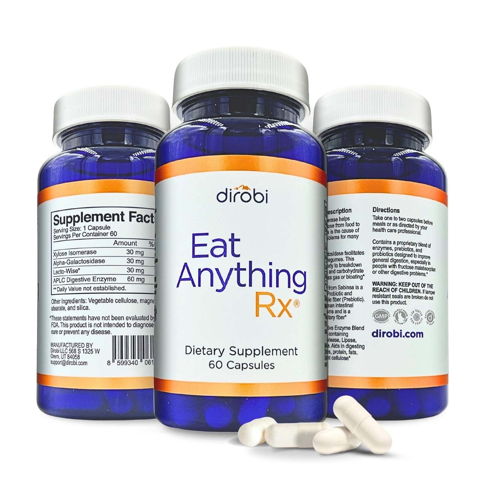 Eat Anything Xylose Isomerase Enzyme Fructose Malabsorption & FODMAP Digesti…