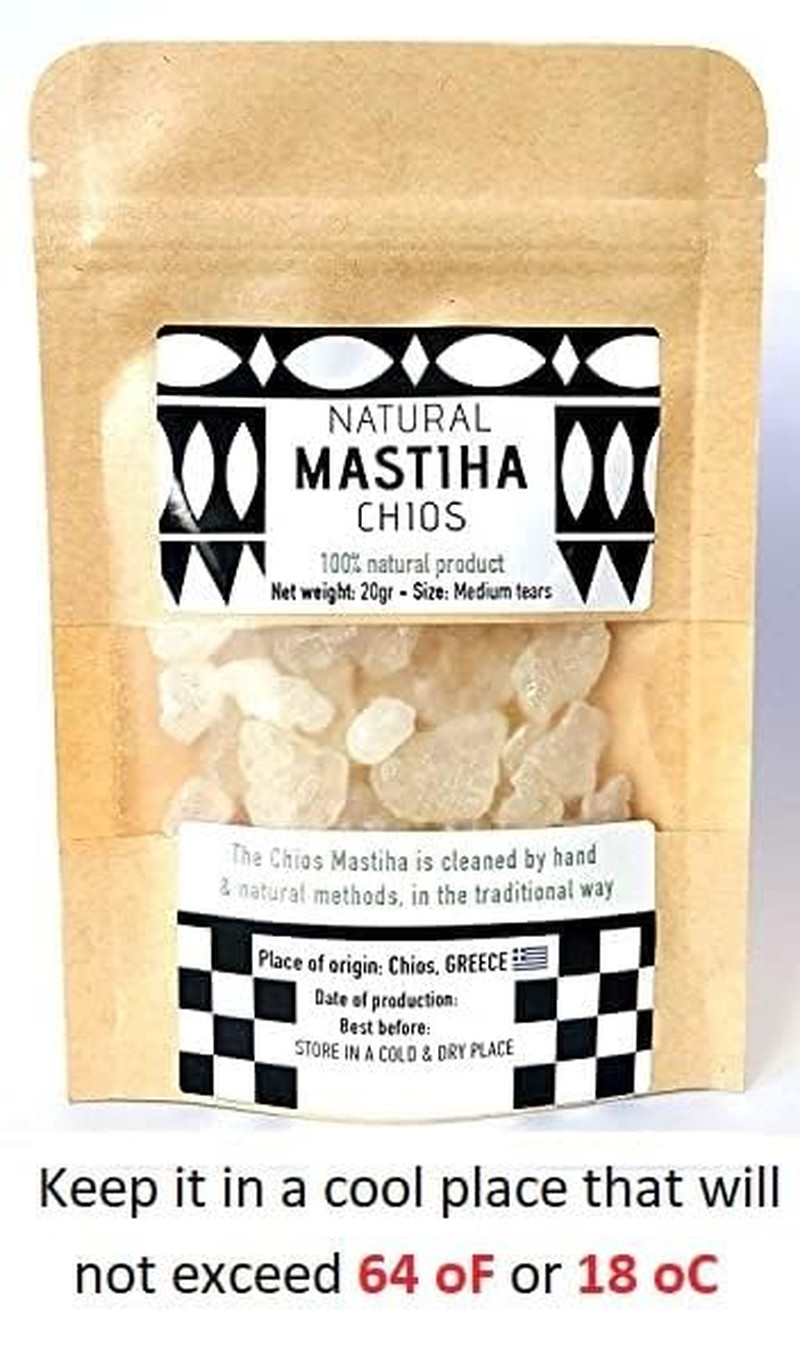 Chios Mastiha Tears Gum Greek 100% Natural Mastic Packs from Mastic Growers