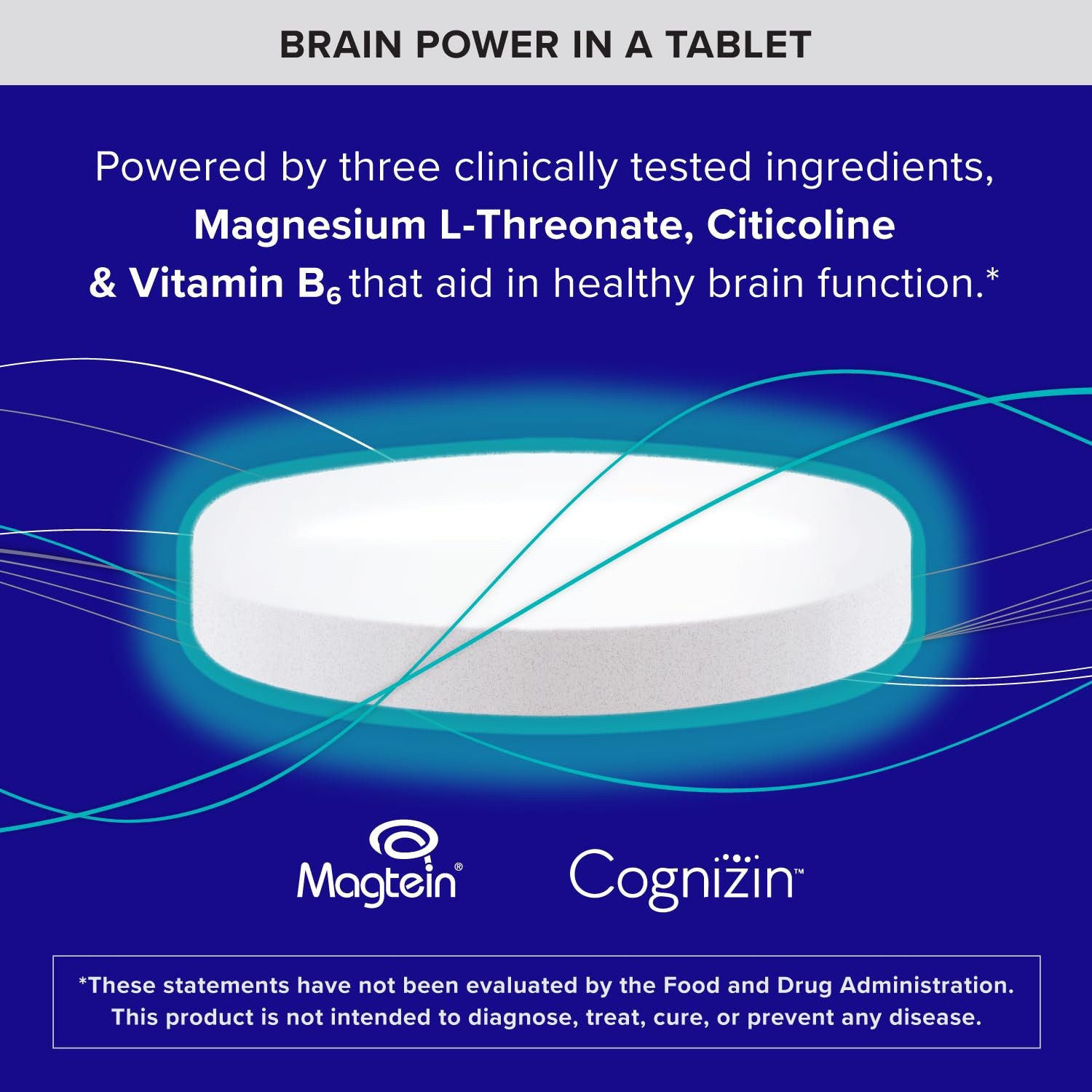 Qunol Brain Health Memory Plus with B6, Magnesium 60 Count (Pack of 1)