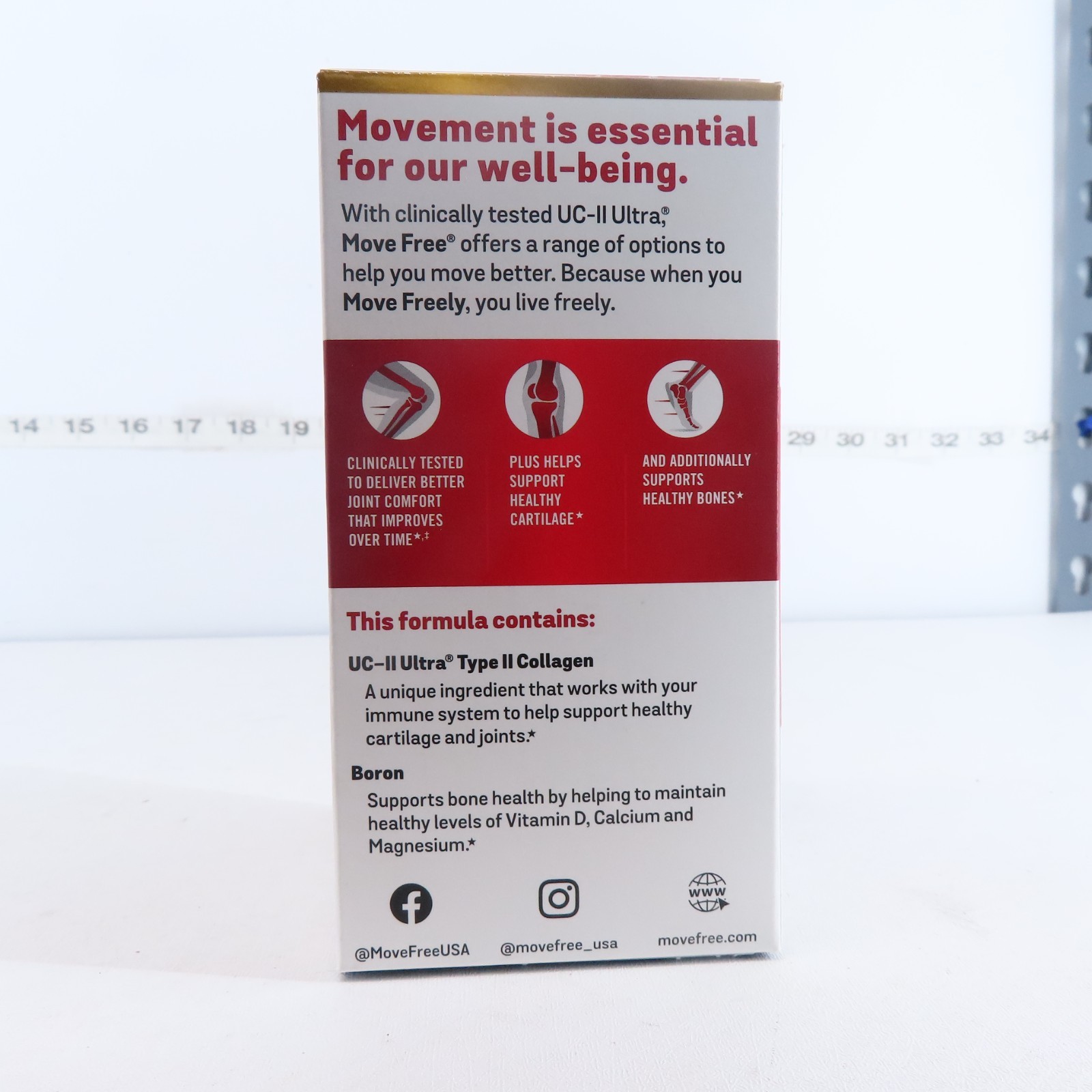 NEW – SCHIFF MOVE FREE ULTRA TRIPLE ACTION JOINT SUPPLEMENT, 75 TABLETS 07/2028+