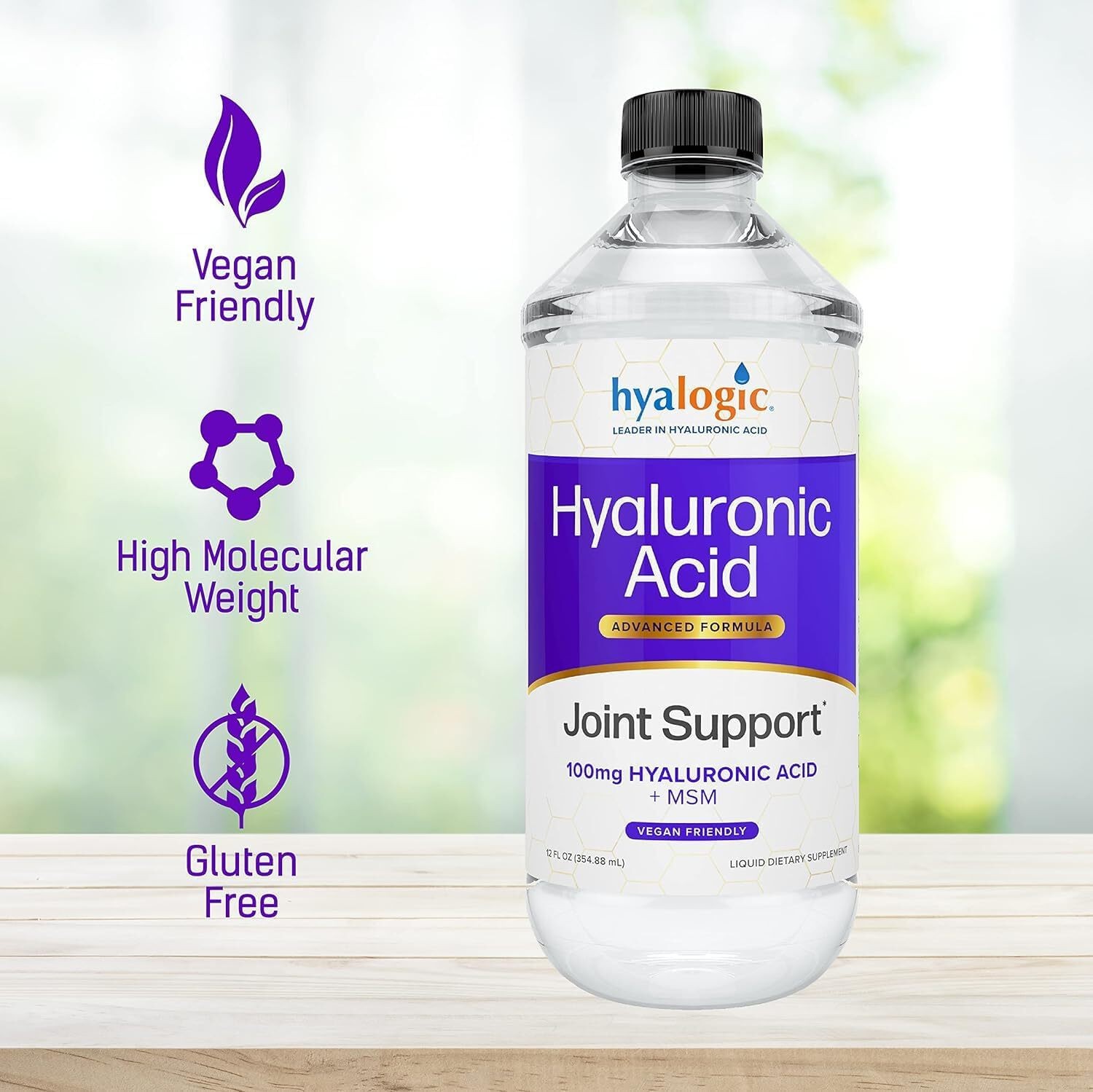 Hyalogic – Advanced Hyaluronic Acid 12oz – 12 oz exp 03/27