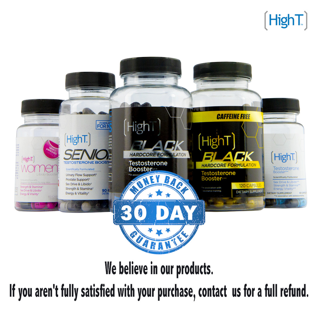 High T Senior+ Testosterone Booster Supplement, 90 Capsules