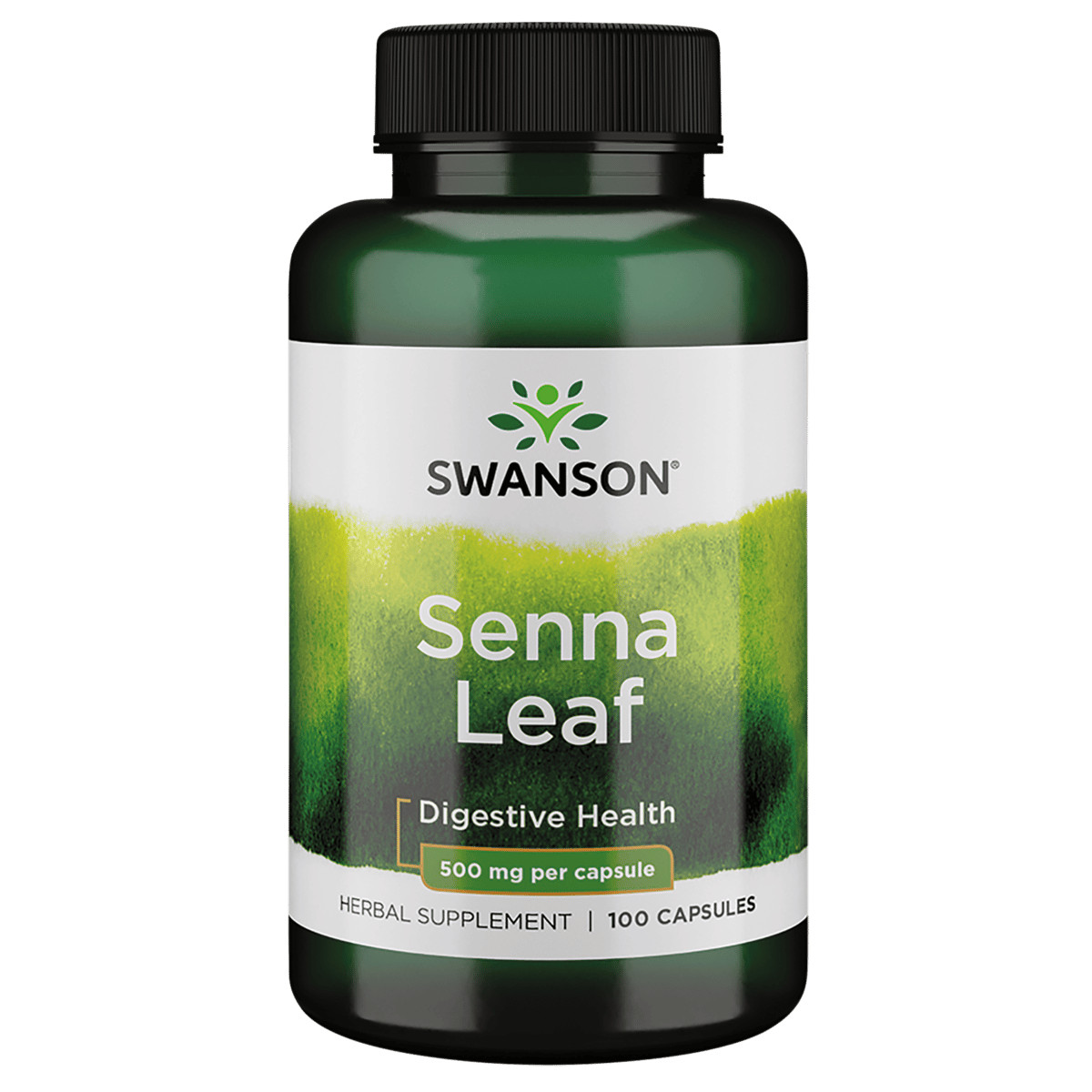 Swanson Senna Leaf 500 mg 100 Capsules