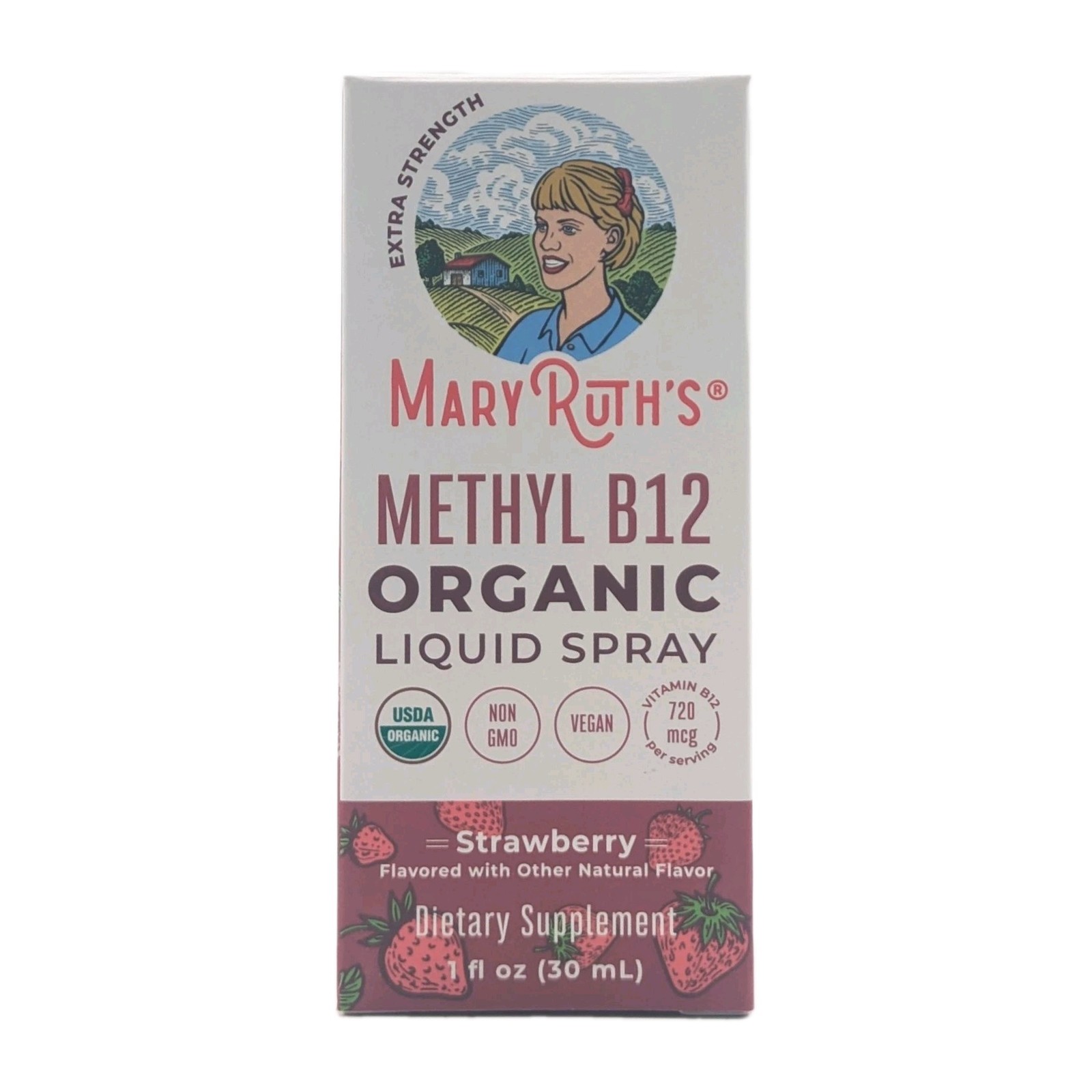 MaryRuth Organic Vitamin B12 Liquid Spray | 720 mcg | 1 Fl Oz | EXP 1/2027 | New