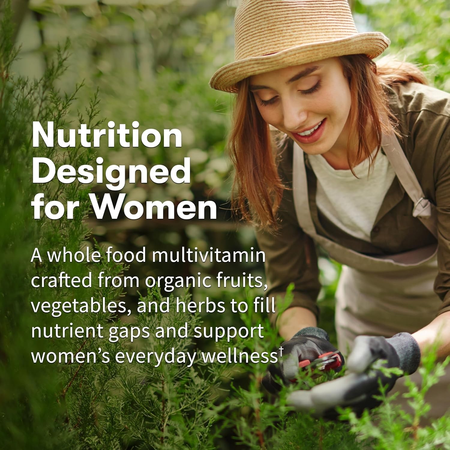 Garden of Life Women’s Once Daily Multivitamin 60 Capsules – Iron, Biotin