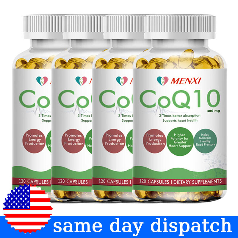 Coenzyme Q-10 300mg Antioxidant, Heart Health Support, Increase Energy & Stamina