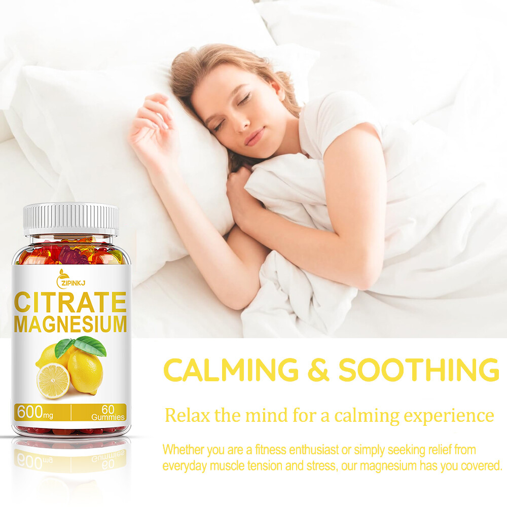 Magnesium Citrate Capsules Extra Strength High Absorption Magnesium Supplement