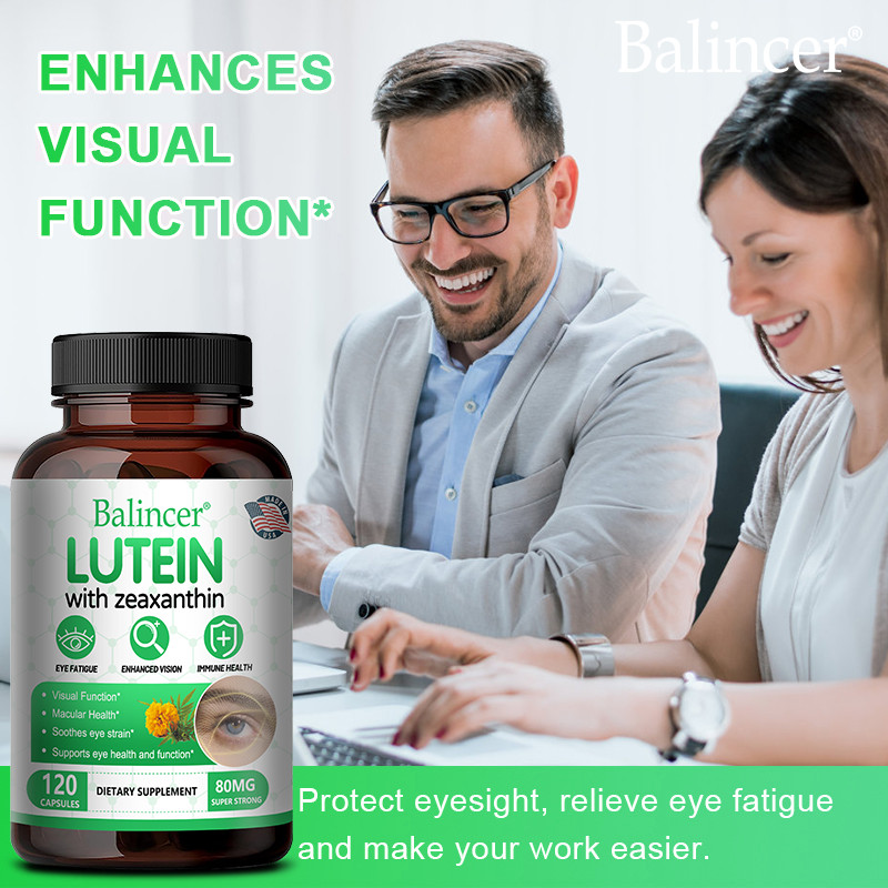 Lutein With Zeaxanthin – Reliev Eye Fatigue, Healthy Macula 30/60/120 Capsules