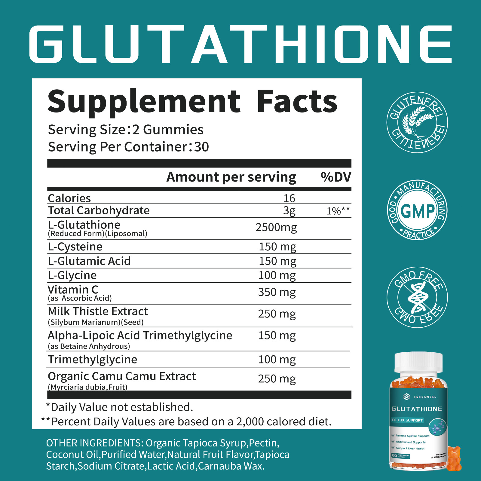 Collagen Vitamin Gummies for Hair Skin & Nails, Collagen Supplement | 02/07/2027