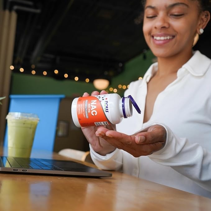 NOW FOODS NAC 600 mg 100 Veg Capsules