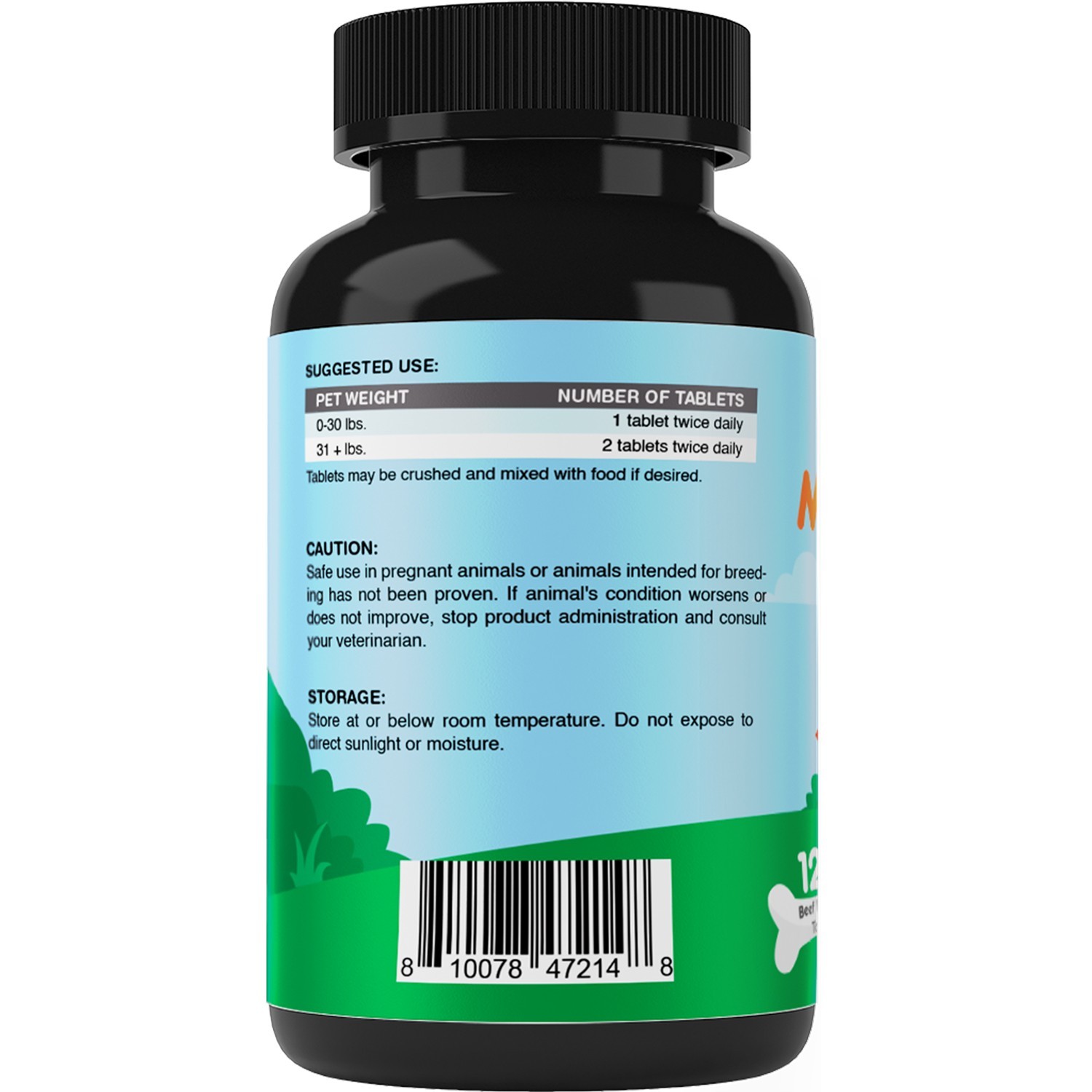 Vitamatic Melatonin for Dogs 6 mg 120 Beef Flavored Chewable Tablets