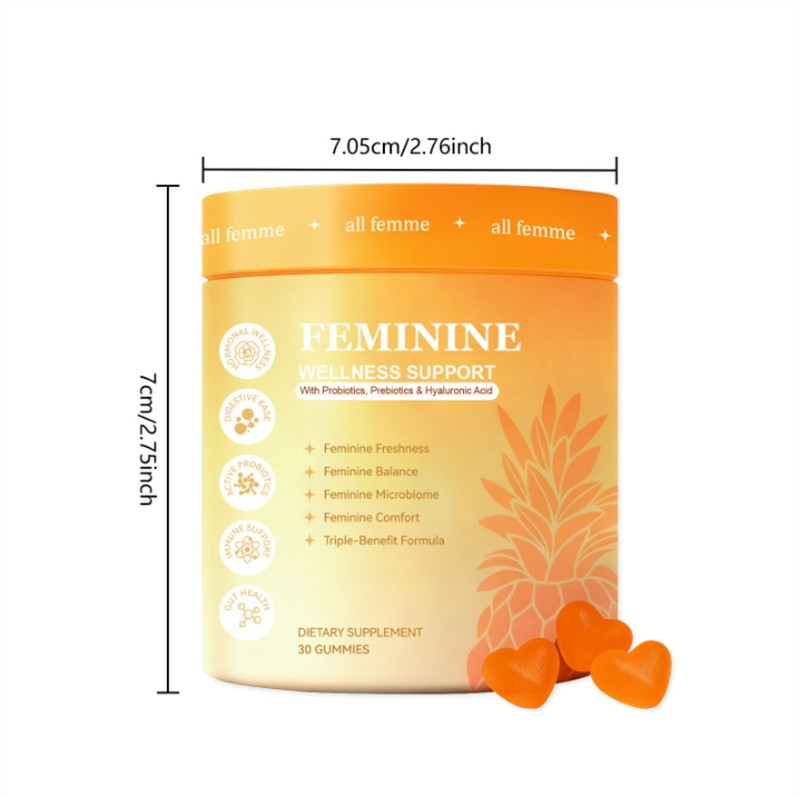Flora Plus Gummies, Advanced Vaginal Support, Vaginal Health Gummies, Ph Balance