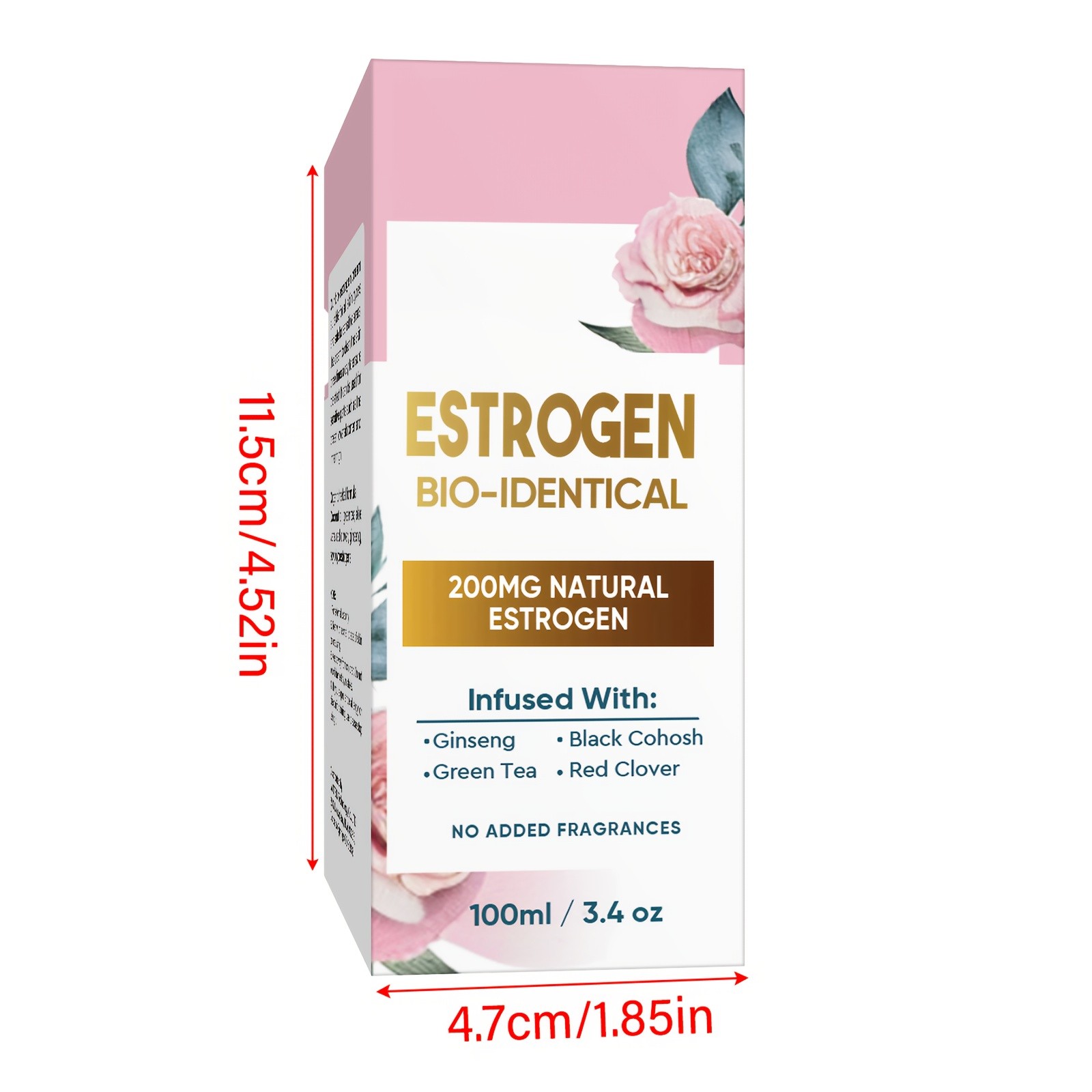 Estrogen Cream for Women, Ginseng & Green Tea, Supports Menopause & Balance