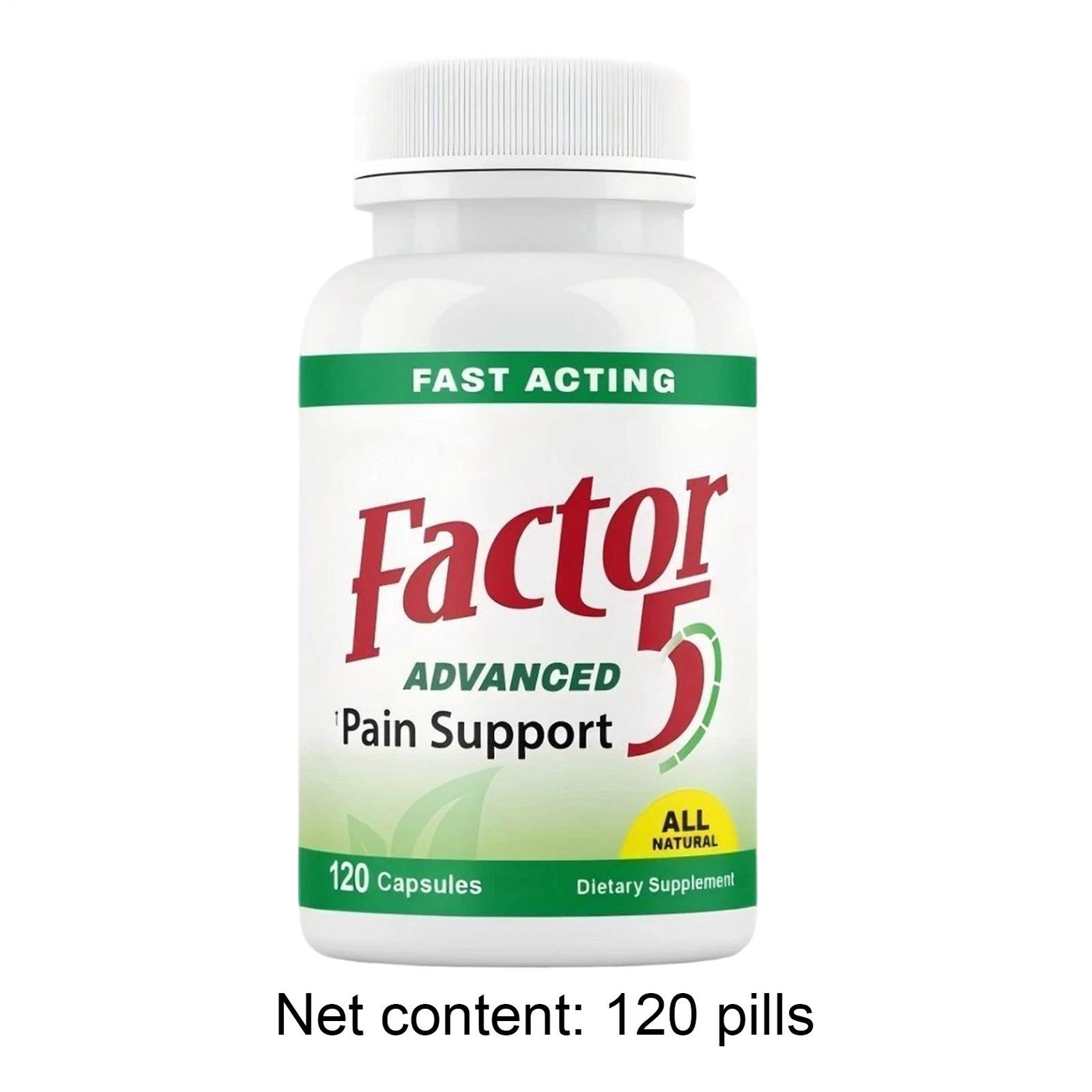Free Med Living Factor 5 – Natural Joint & Muscle Support Complex – 120 Capsules